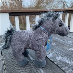 Gund Webkins Gray Horse collectible stuffed plush